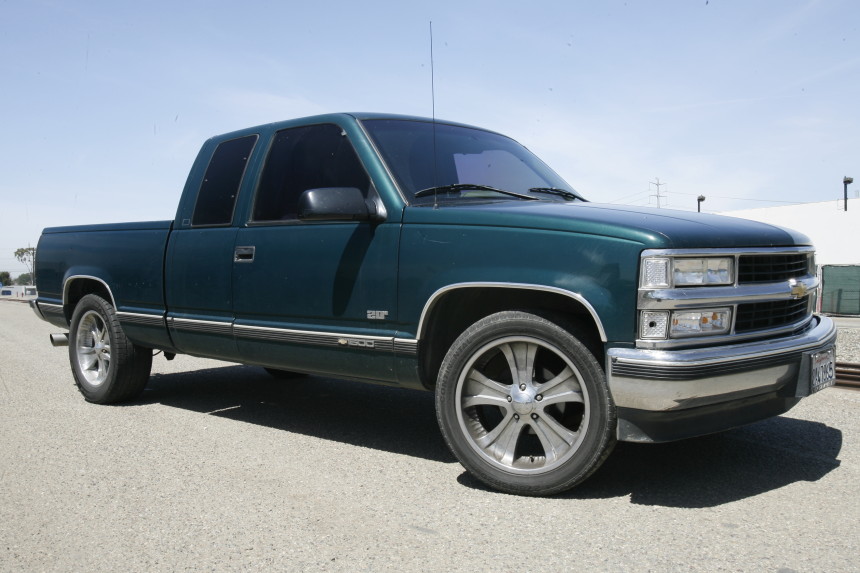 1997 Chevy C1500 4-inch kit before