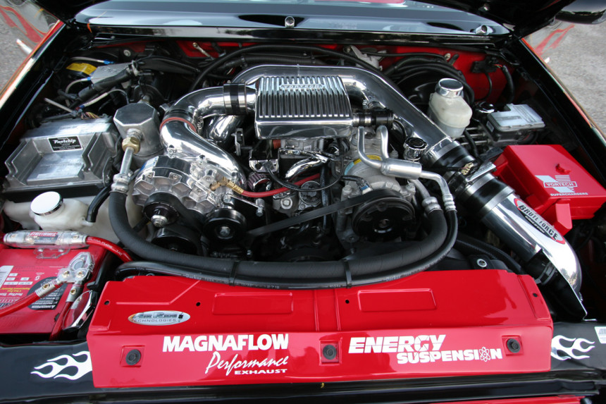 2001 Chevy S-10 engine with Vortech supercharger