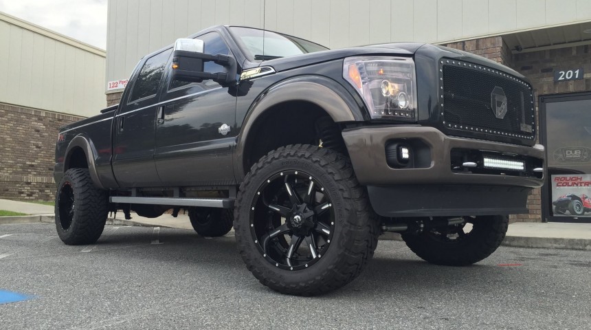 Lifted 2015 Ford F-350 King Ranch