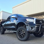 Lifted Toyota Tundra with Fuel Wheels