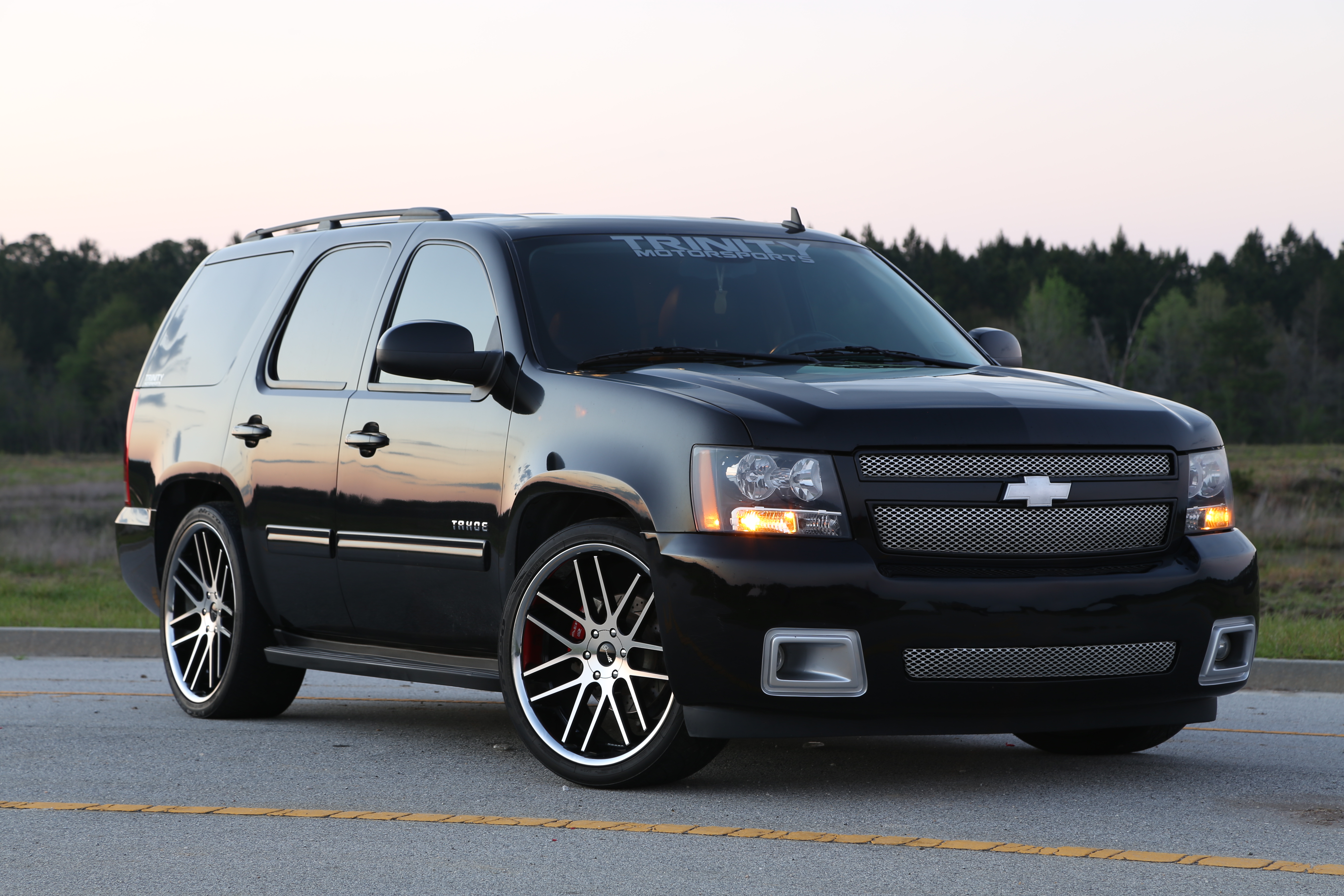Lowered and Magnuson Supercharged 2010 Tahoe on 24s - Trinity Motorsports.