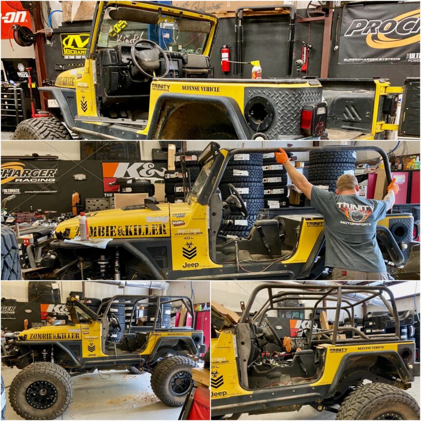 Trinity Motorsports 2000 TJ Wrangler Roll Bar fab