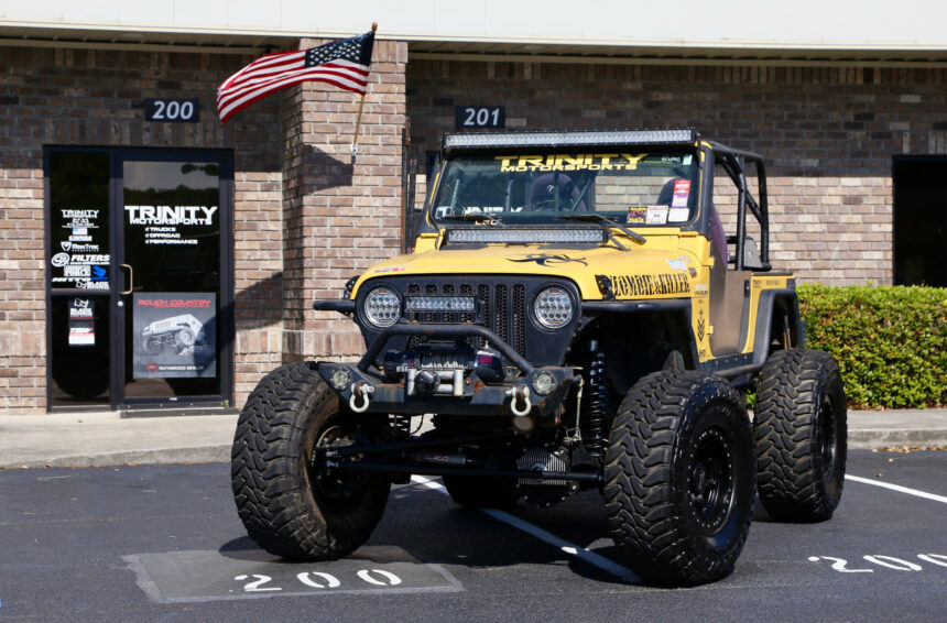 Trinity Motorsports 2000 TJ Wrangler wide axle