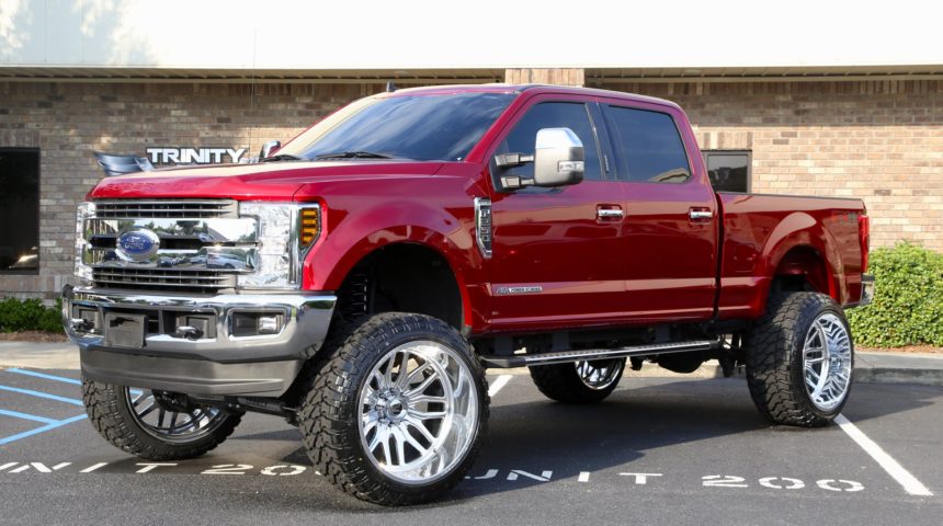 ’19 F250 with 8-inch ReadyLift on 26×16 Forged Fuels