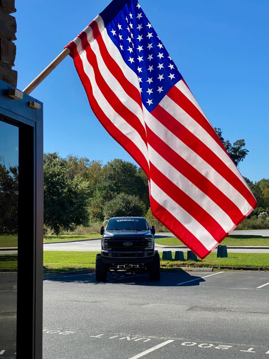 trinity super duty american flag