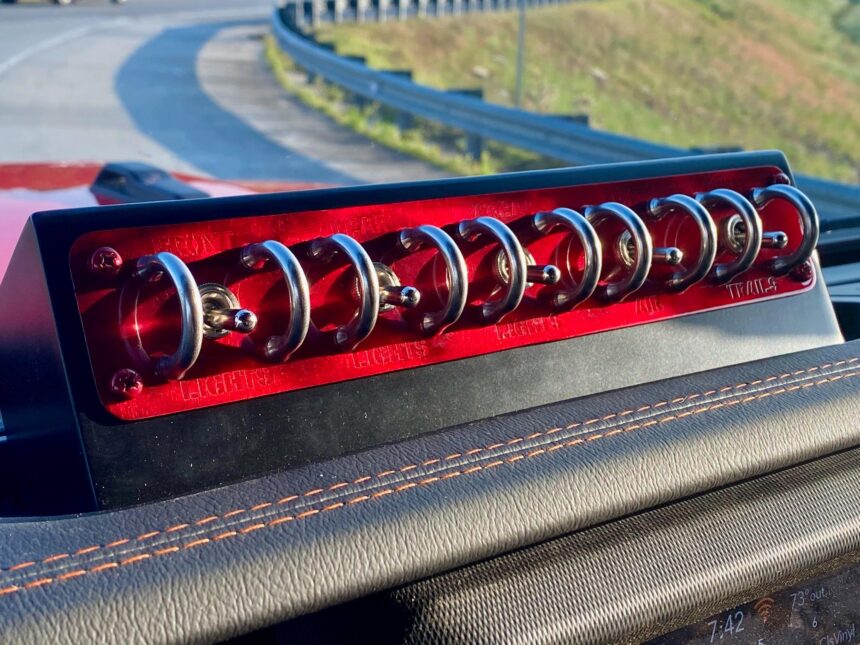 Trinity Motorsports Whiskey Jeep Gladiator interior