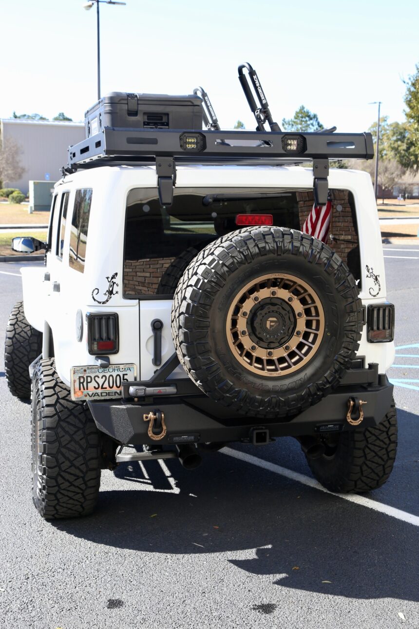 2015 Teraflex JKU Jeep Sahara back
