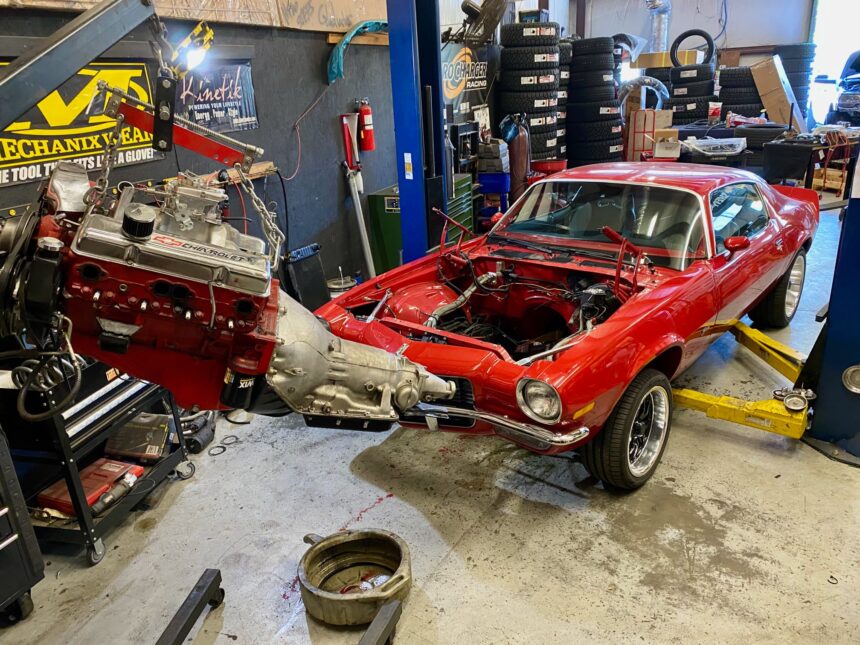 Trinity Motorsports 1970 Camaro engine swap