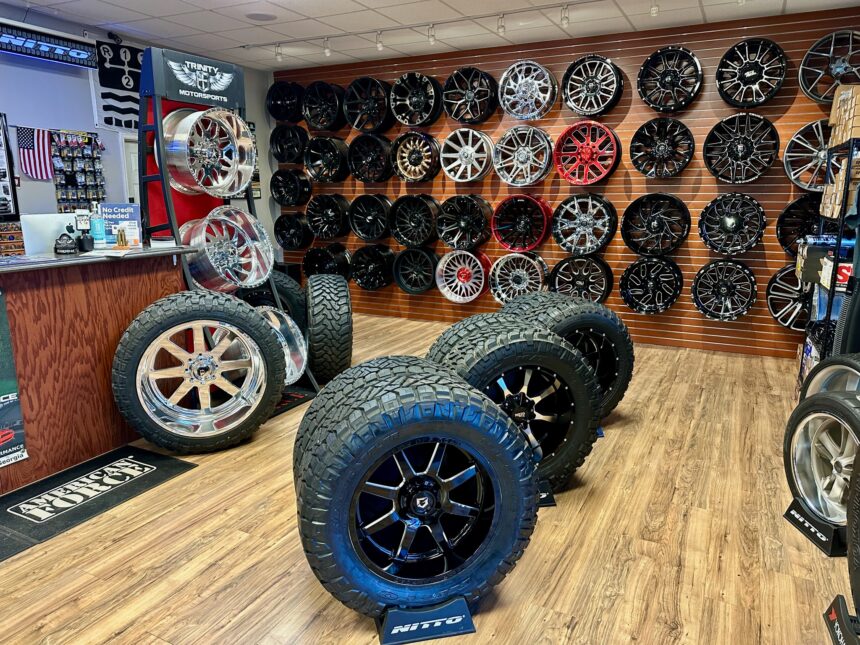 2024-Trinity-Motorsports-showroom-wheel-wall