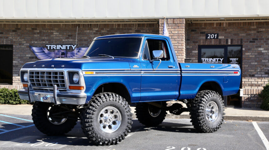 1978 F-100 with 6-in SkyJacker lift, 17-in Mickey Thompson wheels and 38-in Baja Pro XS