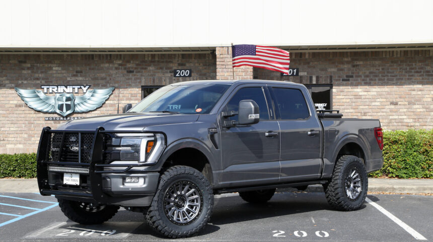 2024 F-150 Plati 4-in BDS Fox 20×9 Fuel Cycle 35-in Toyo M/Ts